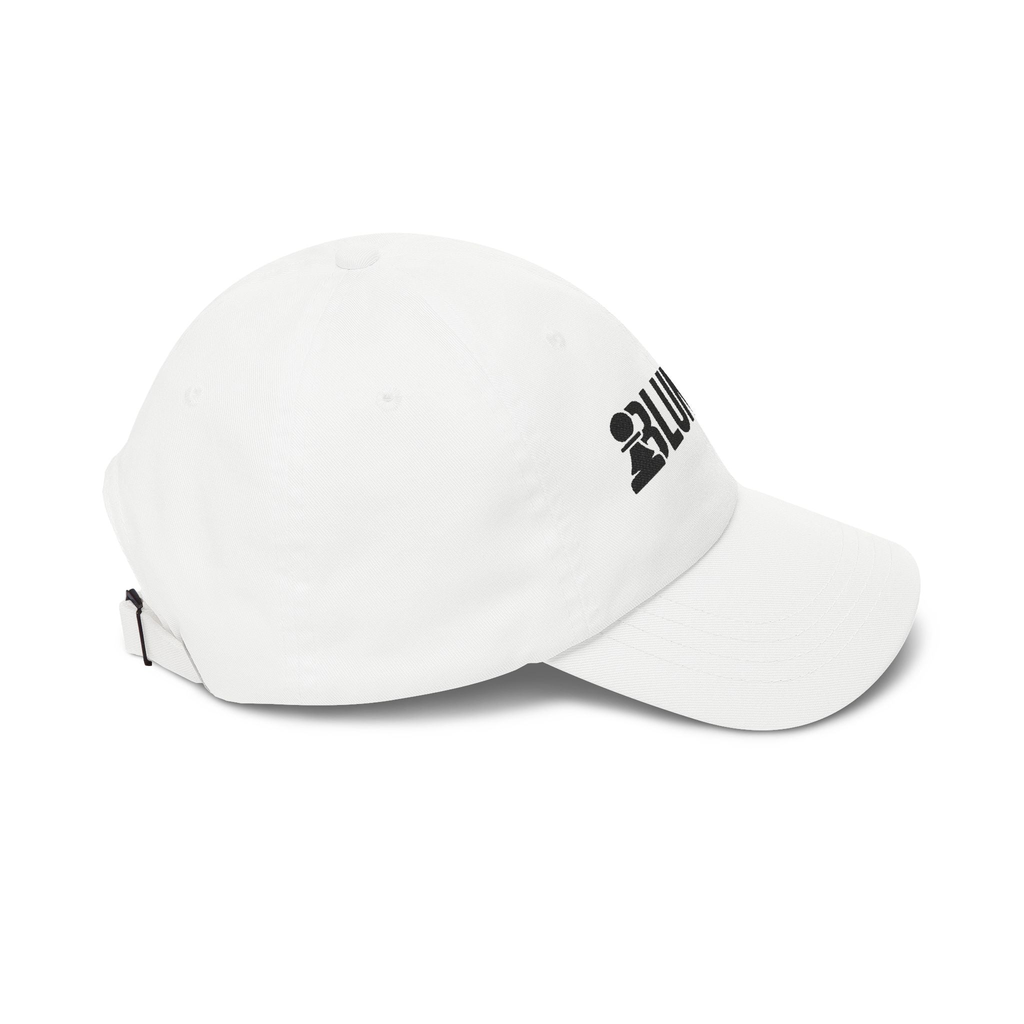 White Embroidered Cap