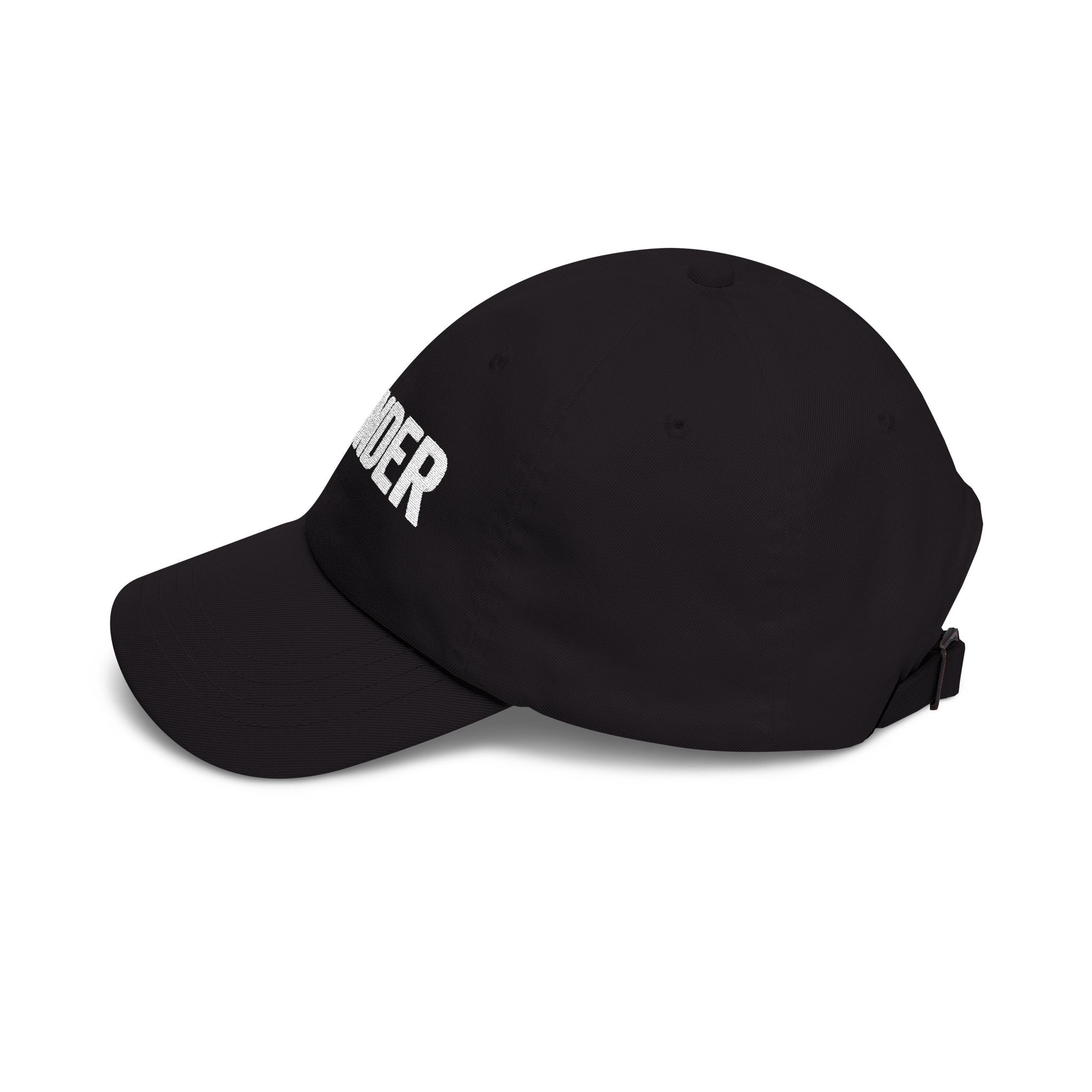 Dark Embroidered Cap